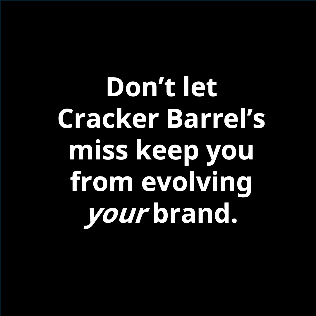 Cracker Barrel Logo Rebrand Fail